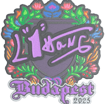 Calcomanía | L1haNg (bordada) | Budapest 2025