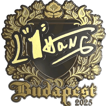 Calcomanía | L1haNg (dorada) | Budapest 2025