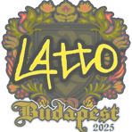 Sticker | latto | Budapest 2025