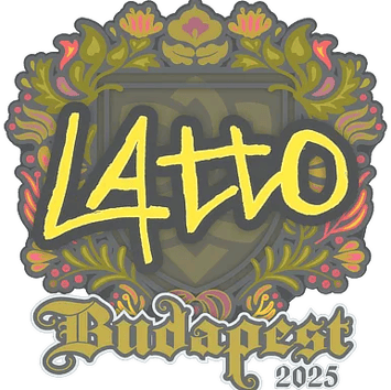 Sticker | latto | Budapest 2025