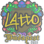 Sticker | latto (Embroidered) | Budapest 2025