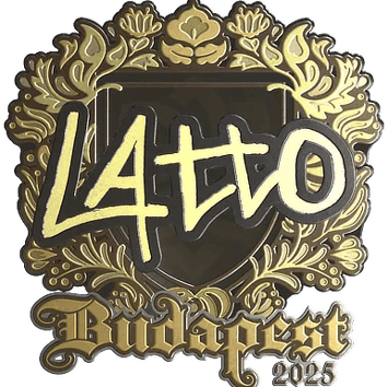 Sticker | latto (Gold) | Budapest 2025