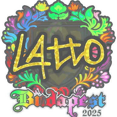 Sticker | latto (Holo) | Budapest 2025