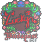 Sticker | Lucky (Embroidered) | Budapest 2025
