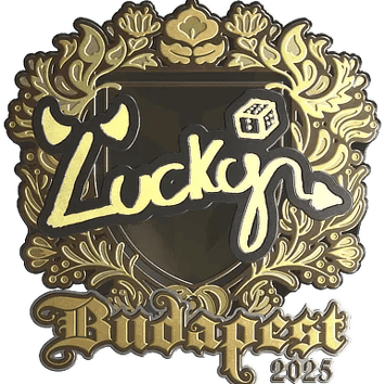 Sticker | Lucky (Gold) | Budapest 2025