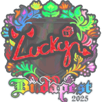Sticker | Lucky (Holo) | Budapest 2025