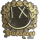 Sticker | lux (Gold) | Budapest 2025 image
