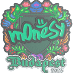 Sticker | m0NESY (Embroidered) | Budapest 2025