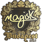 Sticker | Magisk (Gold) | Budapest 2025 image
