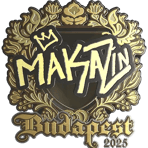 Sticker | Maka (Gold) | Budapest 2025