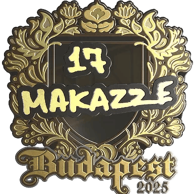 Sticker | makazze (Gold) | Budapest 2025