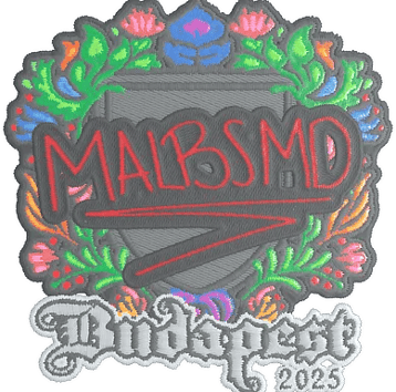 Sticker | malbsMd (Embroidered) | Budapest 2025