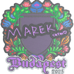 Sticker | Marek (Embroidered) | Budapest 2025