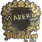 Sticker | Marek (Gold) | Budapest 2025