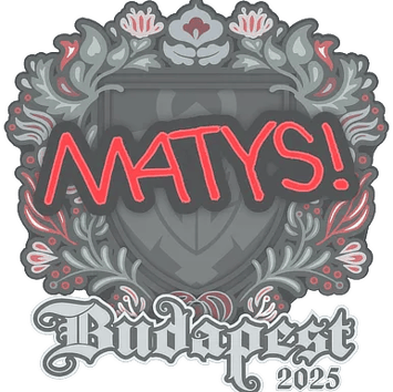 Sticker | MATYS | Budapest 2025