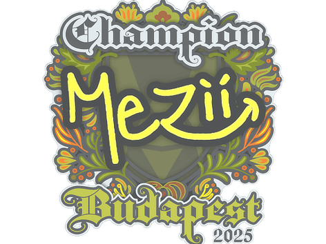 Sticker | mezii (Champion) | Budapest 2025