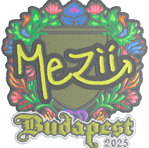 Sticker | mezii (Embroidered) | Budapest 2025