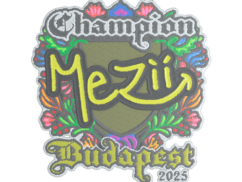 Sticker | mezii (Embroidered, Champion) | Budapest 2025
