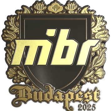 印花 | MIBR（金色）| 2025年布达佩斯锦标赛