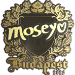 Sticker | Moseyuh (Gold) | Budapest 2025