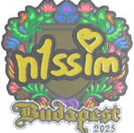 Sticker | n1ssim (Embroidered) | Budapest 2025