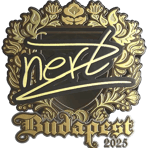 Sticker | NertZ (Gold) | Budapest 2025