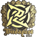 Sticker | Ninjas in Pyjamas (Gold) | Budapest 2025