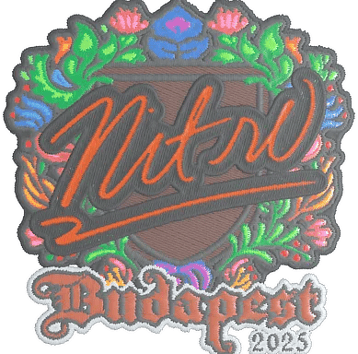 Sticker | nitr0 (Embroidered) | Budapest 2025