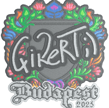 Sticker | qikert (Embroidered) | Budapest 2025