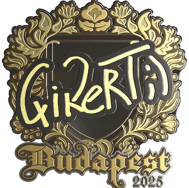 Sticker | qikert (Gold) | Budapest 2025