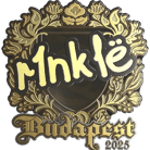 Sticker | r1nkle (Gold) | Budapest 2025 image