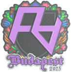 Sticker | Rare Atom (Embroidered) | Budapest 2025