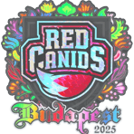 Sticker | RED Canids (Holo) | Budapest 2025
