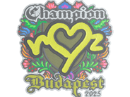 Sticker | ropz (Embroidered, Champion) | Budapest 2025 image