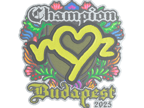 Sticker | ropz (Embroidered, Champion) | Budapest 2025