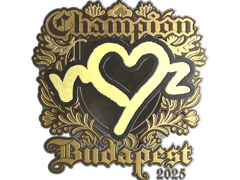 Sticker | ropz (Gold, Champion) | Budapest 2025