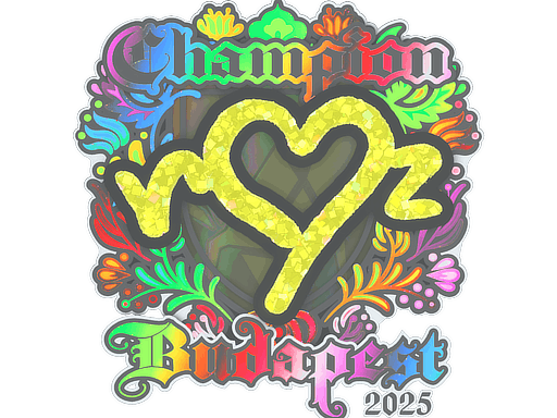 Hình dán | ropz (Ảnh toàn ký, Nhà vô địch) | Budapest 2025