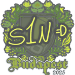 Sticker | s1n | Budapest 2025