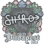 Sticker | sh1ro | Budapest 2025
