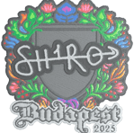 Sticker | sh1ro (Embroidered) | Budapest 2025