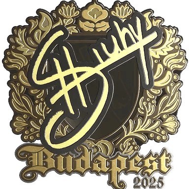 Sticker | siuhy (Gold) | Budapest 2025