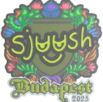 Sticker | sjuush (Embroidered) | Budapest 2025