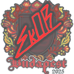 Sticker | sk0R | Budapest 2025