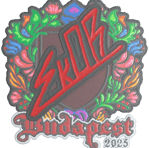Sticker | sk0R (Embroidered) | Budapest 2025