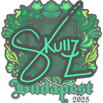 Sticker | skullz | Budapest 2025