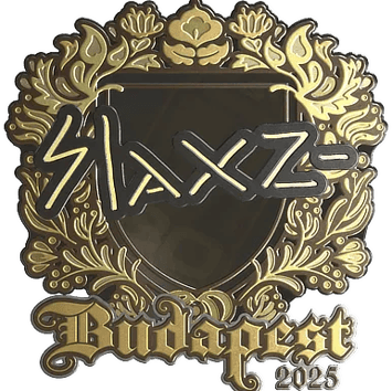 Sticker | slaxz- (Gold) | Budapest 2025