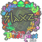 Sticker | slaxz- (Holo) | Budapest 2025