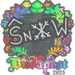 Sticker | snow (Holo) | Budapest 2025