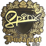 Sticker | Spinx (Gold) | Budapest 2025