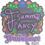 Sticker | Summer (Embroidered) | Budapest 2025